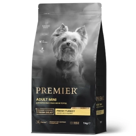 Сухой корм Premier Dog Turkey Adult Mini для собак мелких пород, 1 кг