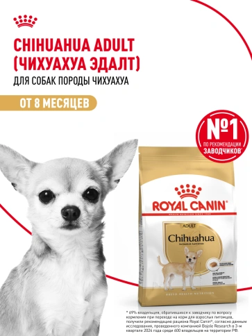Сухой корм Royal Canin Chihuahua Adult для собак породы чихуахуа, 3 кг фото 15