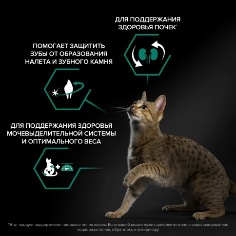 Сухой корм Purina Pro Plan Sterilised Adult Renal Plus для здоровья почек стерилизованных кошек, с кроликом, 400 г фото 2