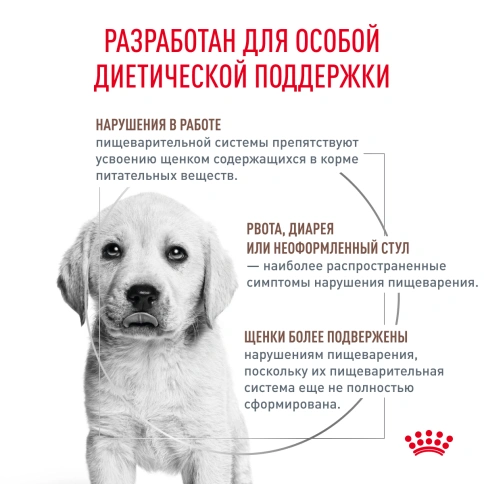 Сухой корм Royal Canin Gastrointestinal Puppy для щенков, 1 кг фото 3