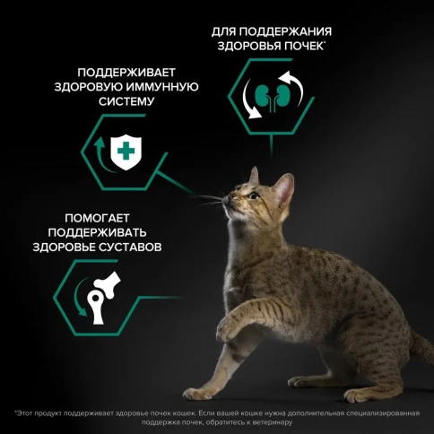 Сухой корм Purina Pro Plan Adult Original OPTI-Renal для взрослых кошек, с курицей, 10 кг фото 2